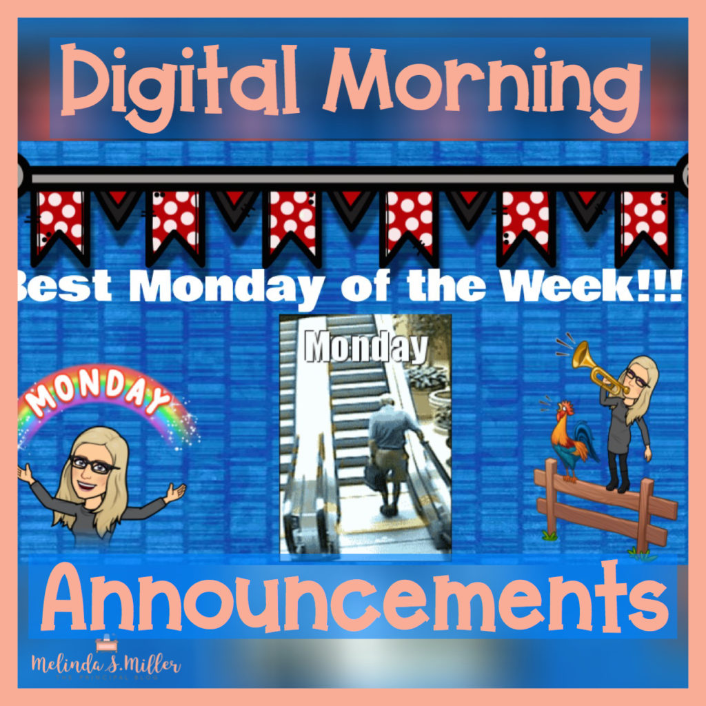 Digital morning announcements for smarttvs