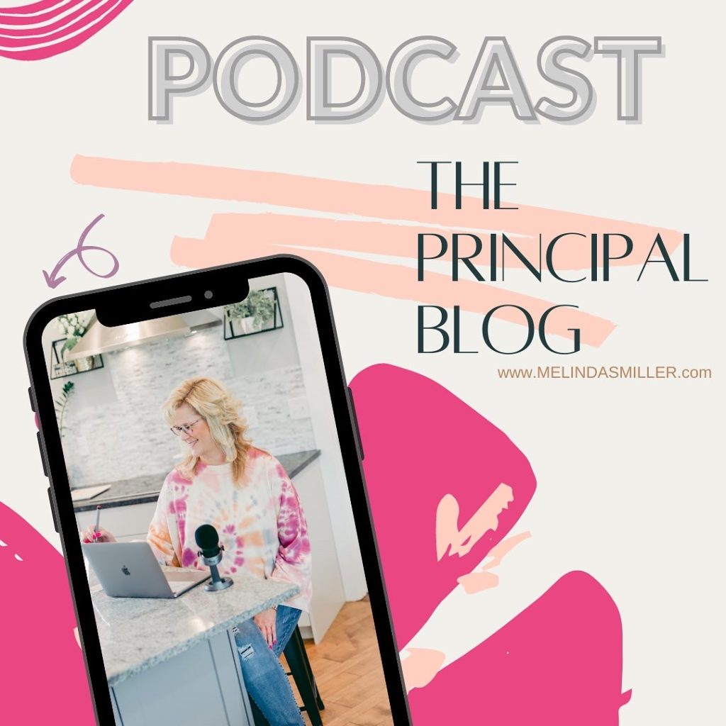 principal blog podcast cover for leadership email